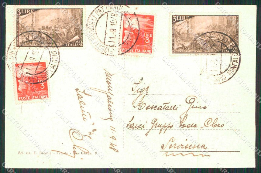Gorizia Monfalcone Panzano Via Callisto Cosulich cartolina RT0155 – retro