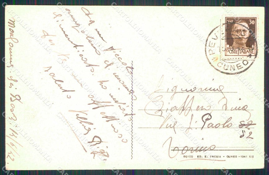 Cuneo Peveragno Bisalta cartolina RT0164 – retro