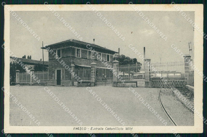Cuneo Piasco Entrata Cotonificio Wild cartolina RT0172 – fronte