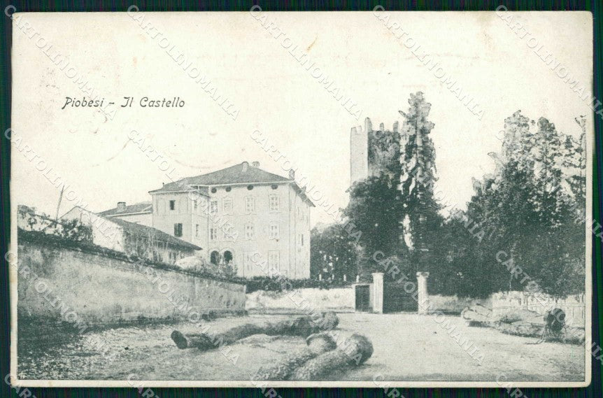Torino Piobesi Torinese Castello cartolina RT0192 – fronte