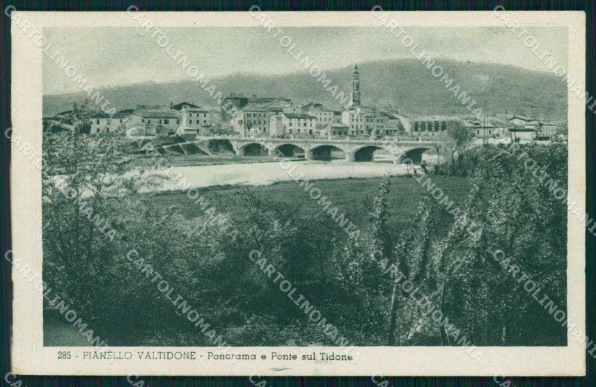 Piacenza Pianello Val Tidone Ponte sul Tidone cartolina RT0200 – fronte