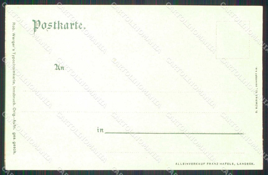 Austria Tirolo Pians Gruppo Passeier cartolina RT0249 – retro