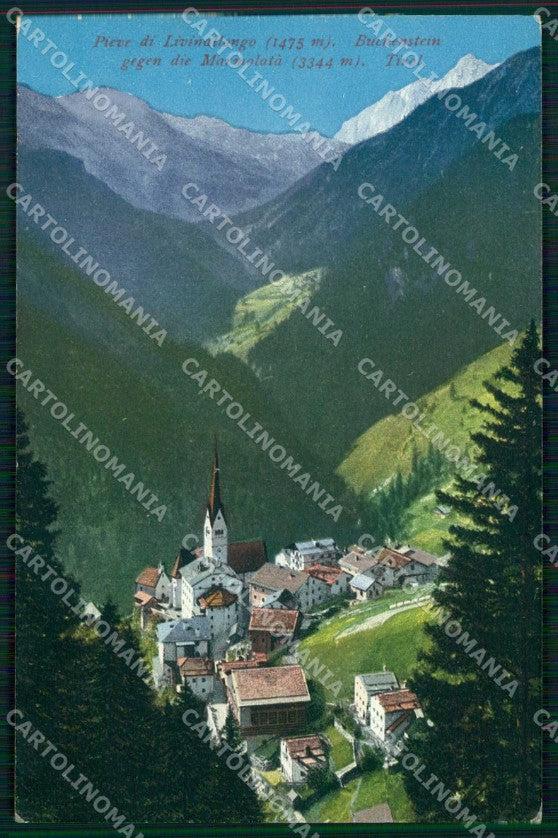 Belluno Livinallongo del Col di Lana Tirolo Marmolada cartolina RT0261 – fronte