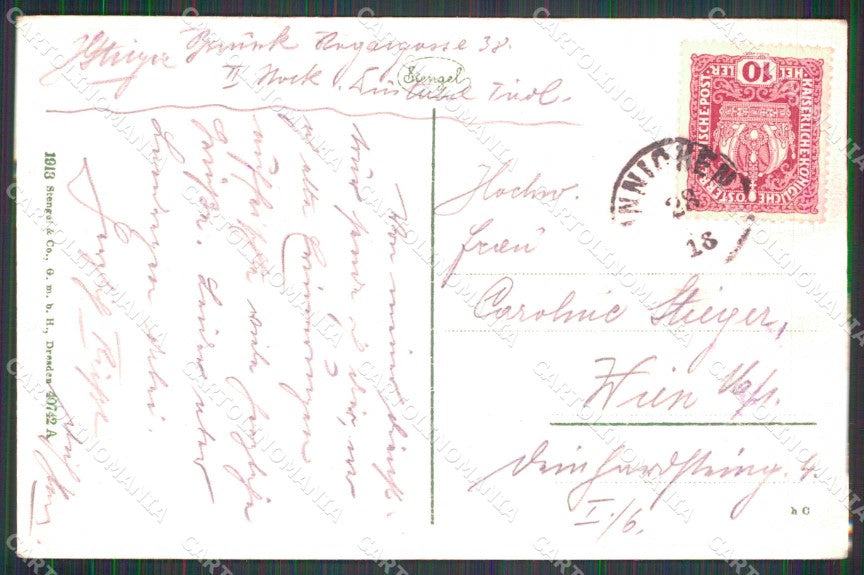 Bolzano Dobbiaco Val Pusteria Stengel 40742 cartolina RT0262 – retro