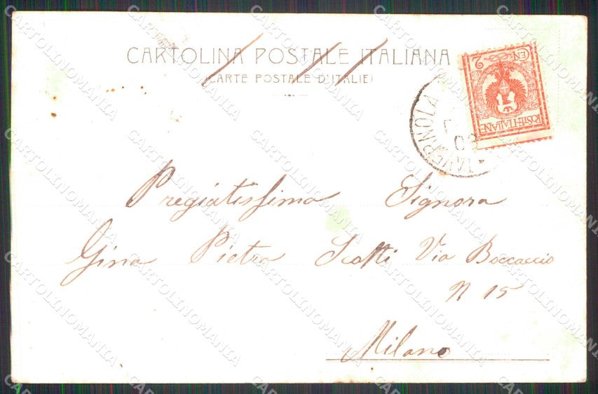 Brescia Pisogne Val Camonica Lago d'Iseo cartolina RT0272 – retro