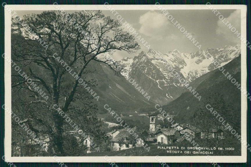 Torino Groscavallo Pialpetta Ghiacciai Foto cartolina RT0278 – fronte