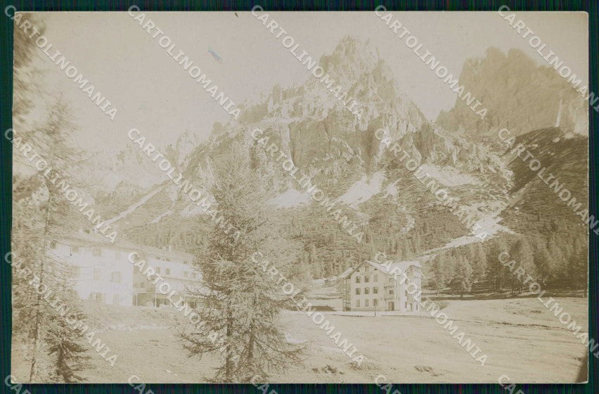 Belluno Piz Popena Hotel Tre Croci Monte Cristallo Foto cartolina RT0280 – fronte