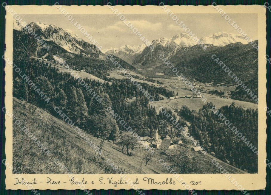 Bolzano Marebbe Pieve San Vigilio FG Franzl 750/99 cartolina RT0312 – fronte