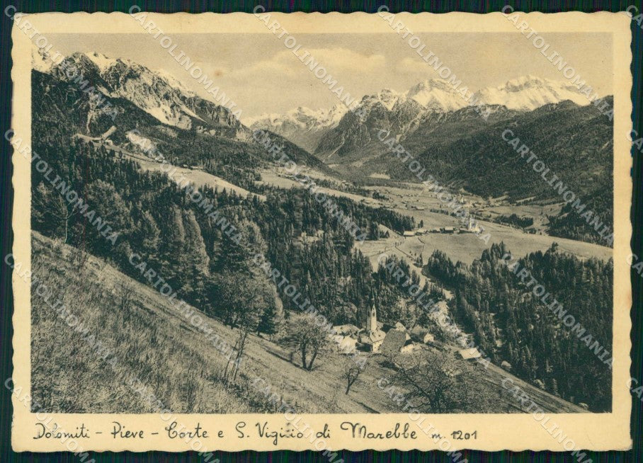 Bolzano Marebbe Pieve San Vigilio FG Franzl 750/99 cartolina RT0313 – fronte