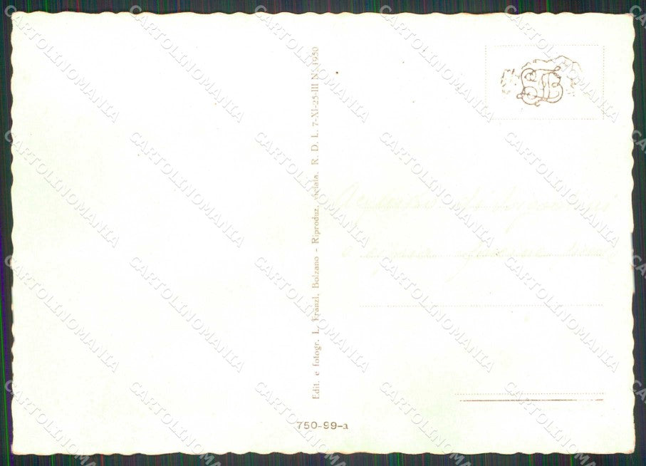 Bolzano Marebbe Pieve San Vigilio FG Franzl 750/99 cartolina RT0313 – retro