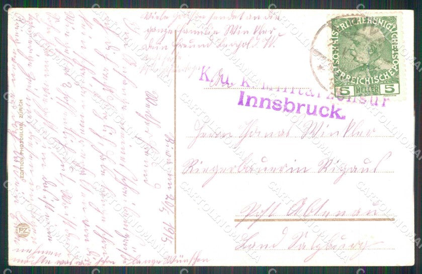 Trento Riva del Garda Lago Piroscafo cartolina RT0319 – retro
