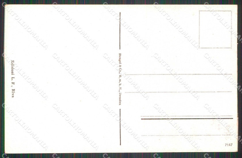 Trento Riva del Garda Lago Stengel 7147 cartolina RT0324 – retro