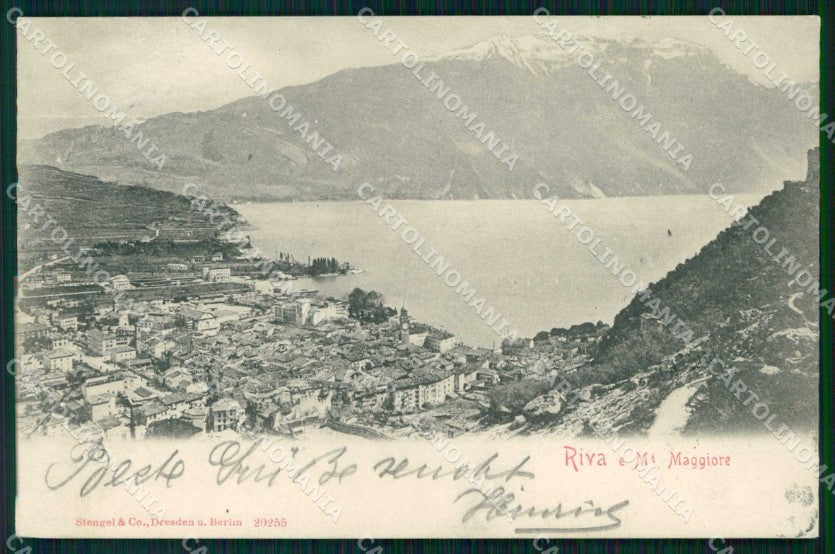 Trento Riva del Garda Lago Monte Maggiore ABRASA Stengel 20255 cartolina RT0329 – fronte