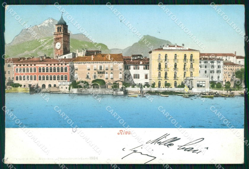 Trento Riva del Garda Lago Hotel Imperial cartolina RT0334 – fronte