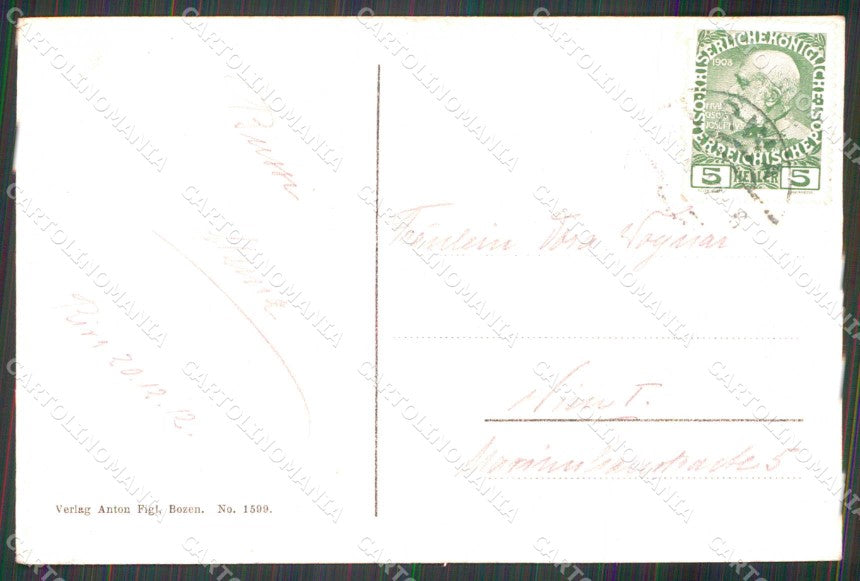 Trento Riva del Garda Lago cartolina RT0339 – retro
