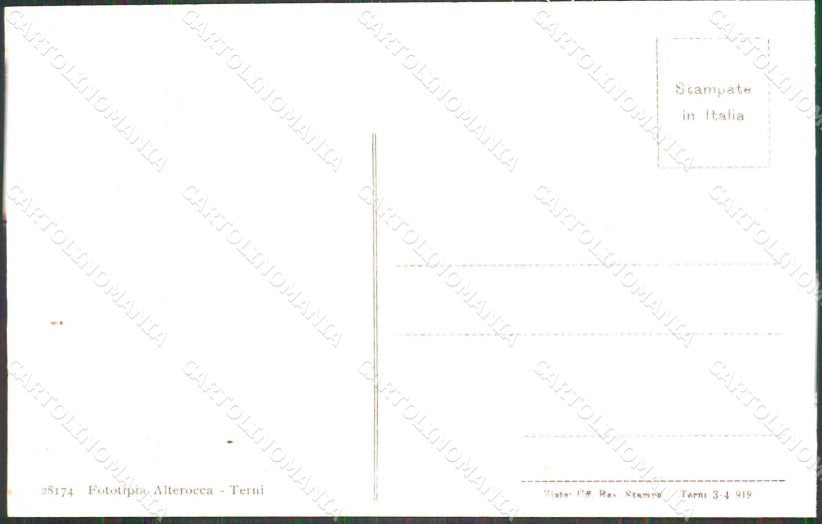 Trento Riva del Garda Cascata del Varone Alterocca 28174 cartolina RT0348 – retro
