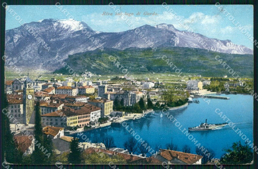 Trento Riva del Garda Lago Piroscafo cartolina RT0350 – fronte