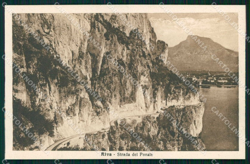 Trento Riva del Garda Strada del Ponale Alterocca 6195 cartolina RT0352 – fronte