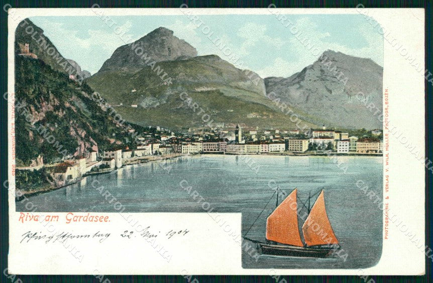 Trento Riva del Garda Lago cartolina RT0353 – fronte