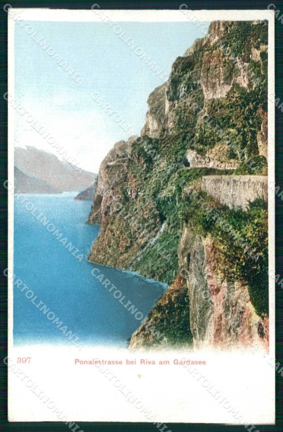 Trento Riva del Garda Strada del Ponale cartolina RT0355 – fronte