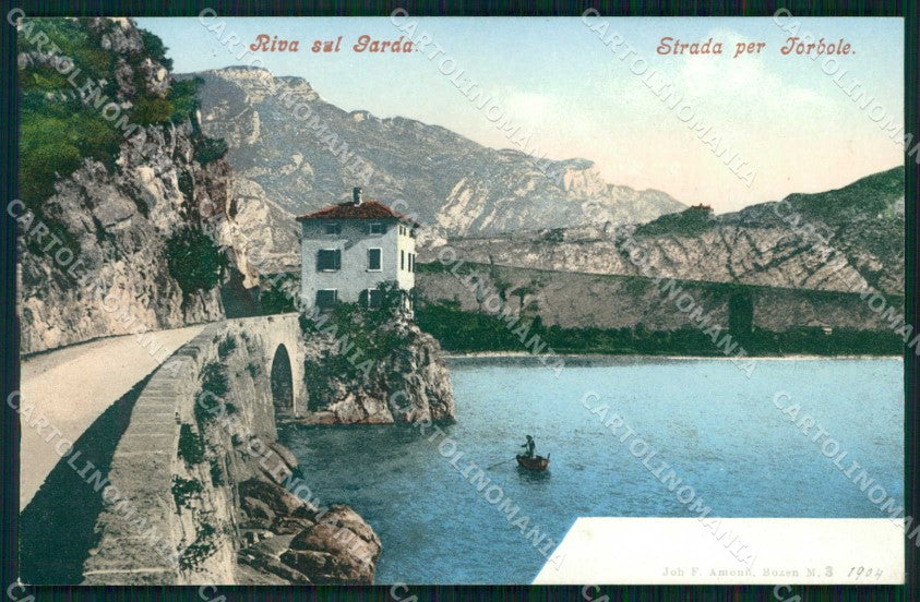 Trento Riva del Garda Strada per Torbole cartolina RT0357 – fronte