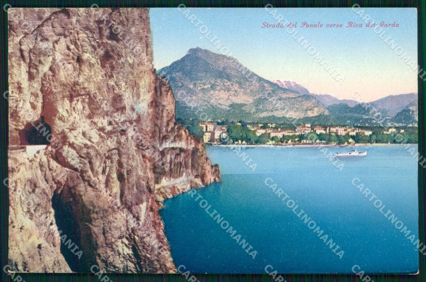 Trento Riva del Garda Strada del Ponale Brunner 310/34 cartolina RT0364 – fronte