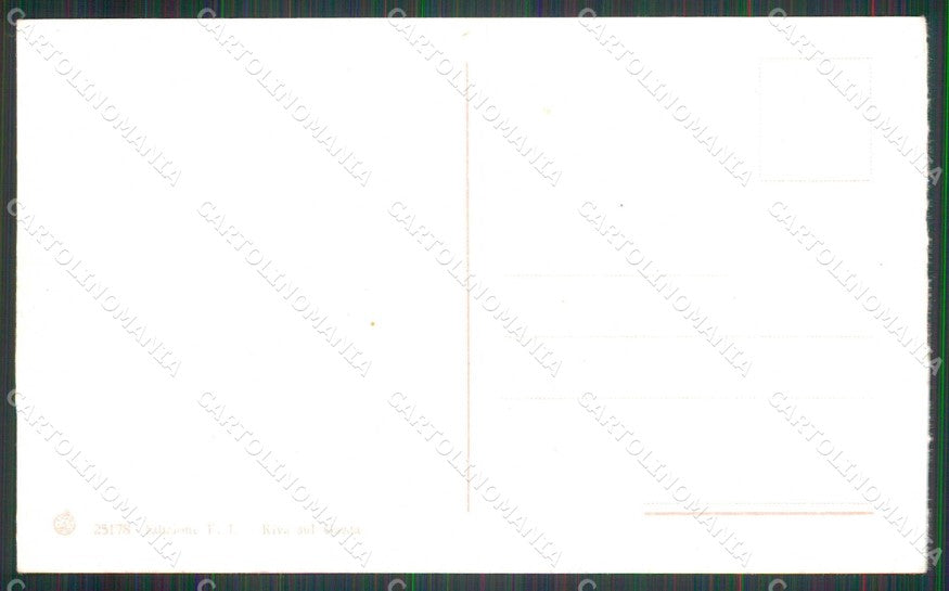 Trento Riva del Garda Strada del Ponale Brunner 25178 cartolina RT0367 – retro