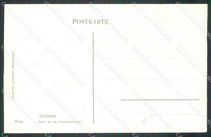 Trento Riva del Garda Lago con Barche STRAPPINO cartolina RT0368 – retro