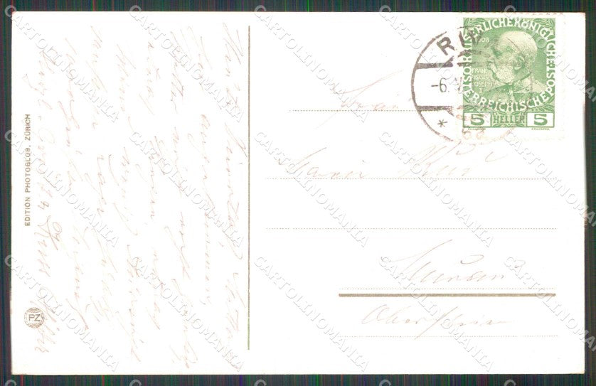 Trento Riva del Garda Lago Piroscafo cartolina RT0372 – retro