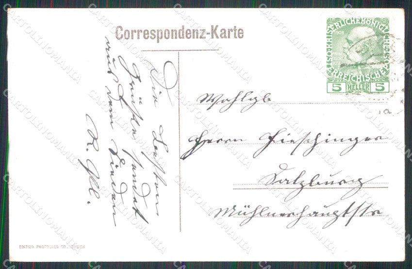 Trento Riva del Garda Lago Piroscafo cartolina RT0378 – retro