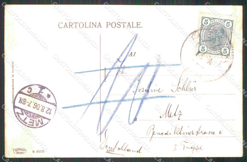 Trento Riva del Garda Lago cartolina RT0385 – retro
