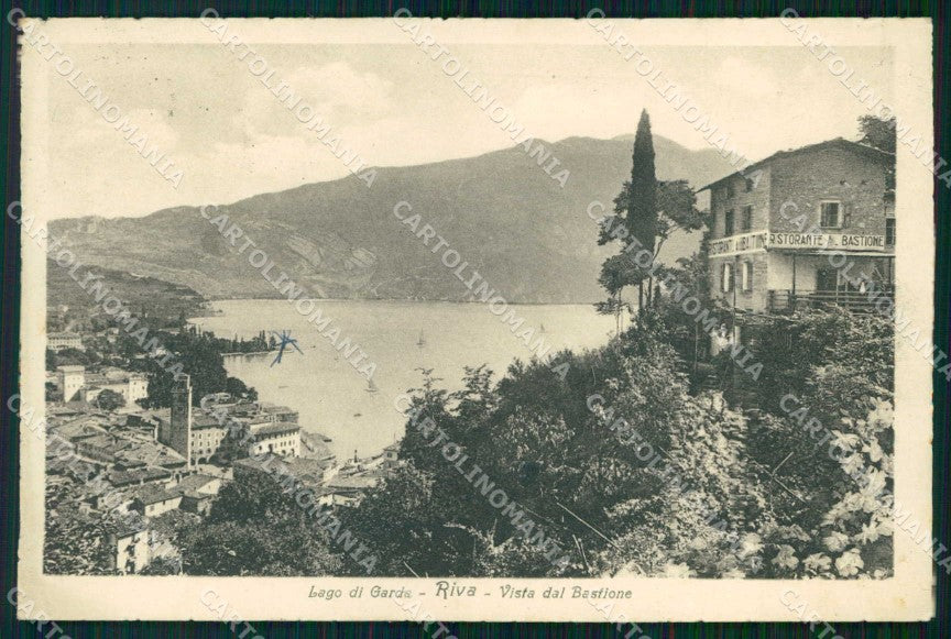 Trento Riva del Garda Vista dal Bastione Lago Brunner 25257 cartolina RT0389 – fronte