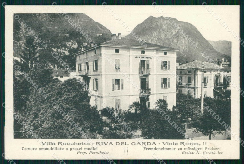 Trento Riva del Garda Villa Rocchetta Alterocca 121374 cartolina RT0391 – fronte