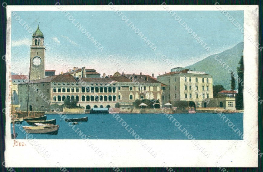 Trento Riva del Garda Lago Barche cartolina RT0414 – fronte