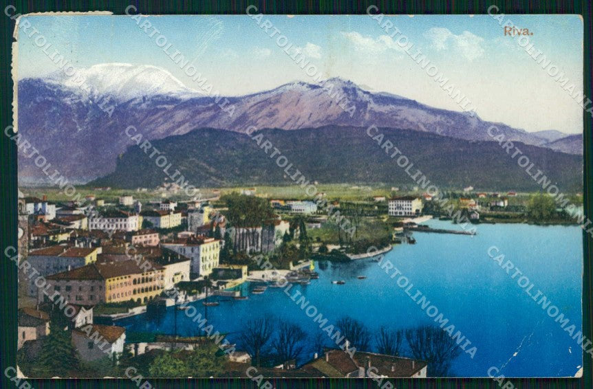 Trento Riva del Garda Lago PIEGHINA cartolina RT0417 – fronte