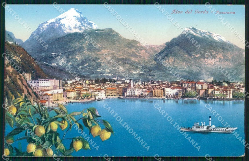 Trento Riva del Garda Lago Piroscafo Brunner 310/24 cartolina RT0422 – fronte