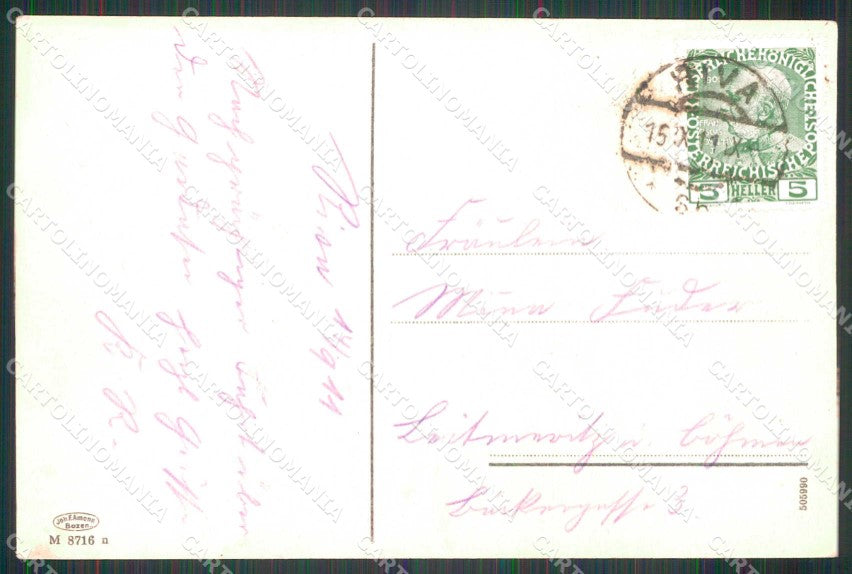 Trento Riva del Garda Lago Piroscafo cartolina RT0430 – retro