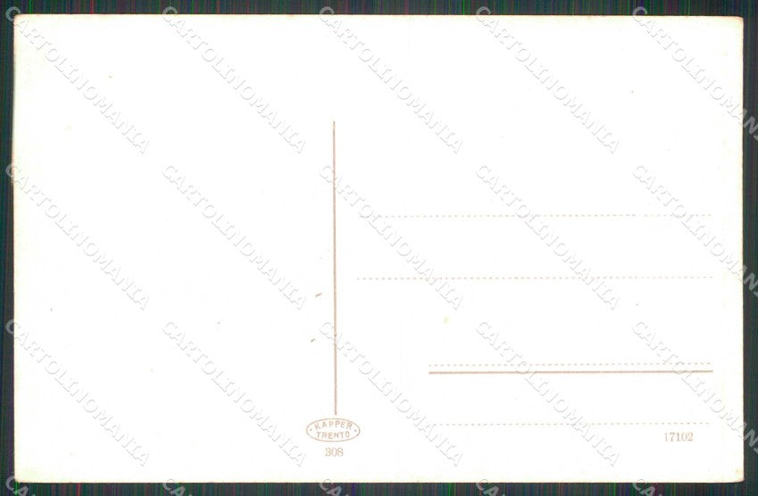 Trento Riva del Garda Lago con Barche Piroscafo cartolina RT0433 – retro