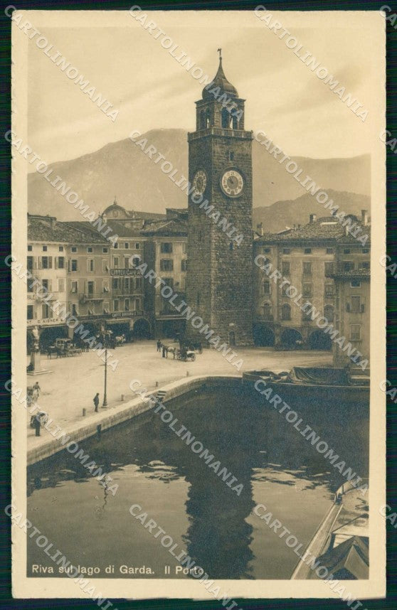 Trento Riva del Garda Porto Torre Foto cartolina RT0454 – fronte