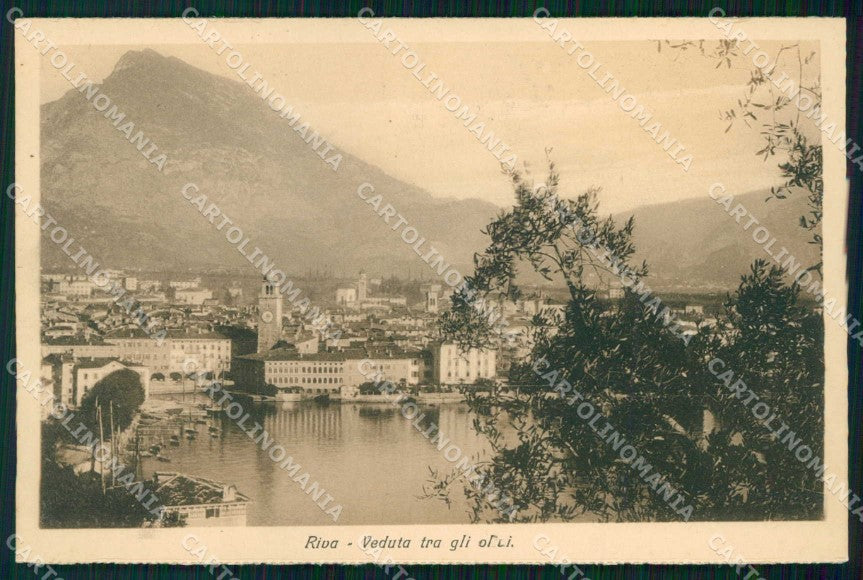 Trento Riva del Garda Veduta tra gli Olivi cartolina RT0460 – fronte