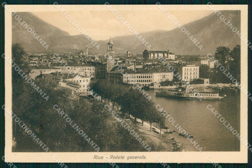 Trento Riva del Garda Lago Piroscafo cartolina RT0470 – fronte