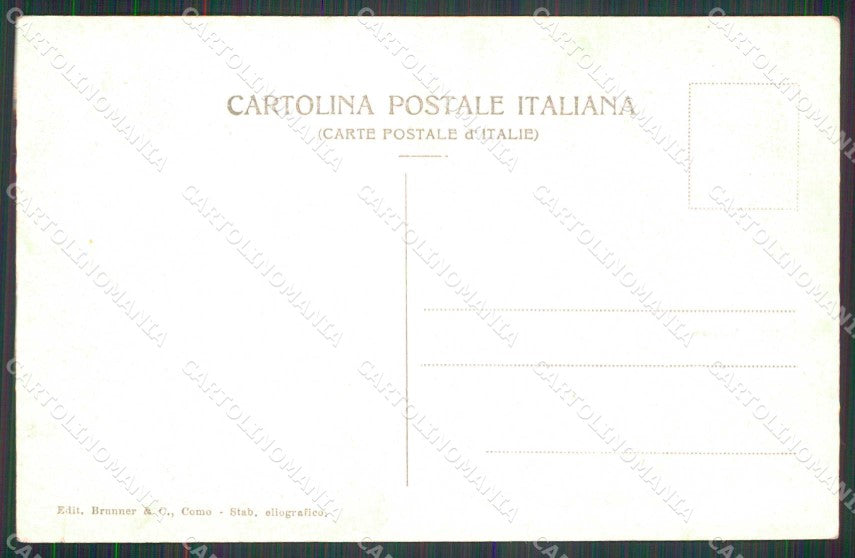 Genova Rapallo San Michele Barca Brunner 7031 cartolina RT0493 – retro