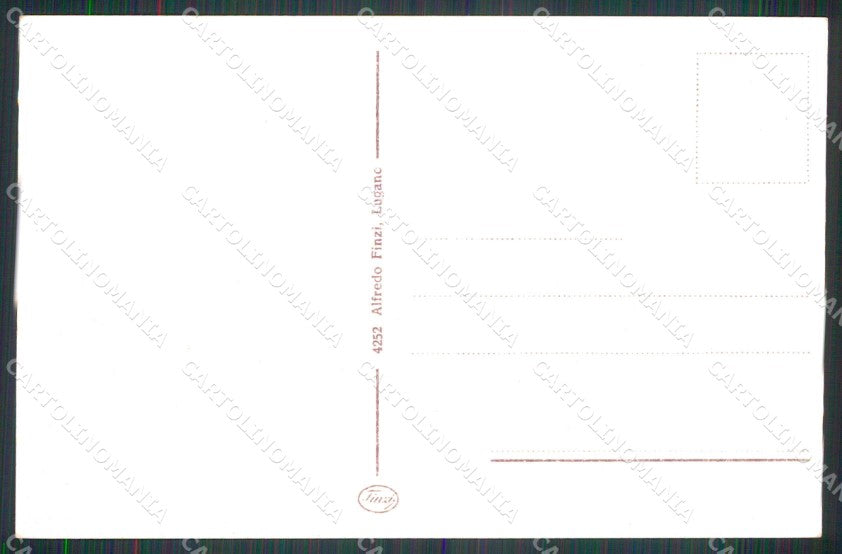 Genova Rapallo Ponte Boatte Barche Finzi 4252 cartolina RT0494 – retro