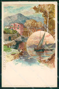 Genova Rapallo Barche a Vela Wielandt cartolina RT0496 – fronte