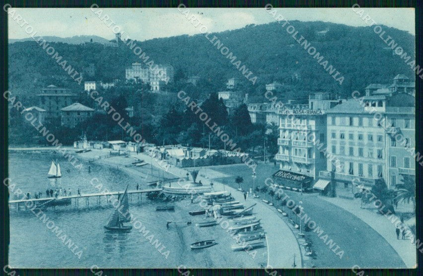 Genova Rapallo Hotel Ristorante Rosa Bianca Brunner 403/20 cartolina RT0498 – fronte