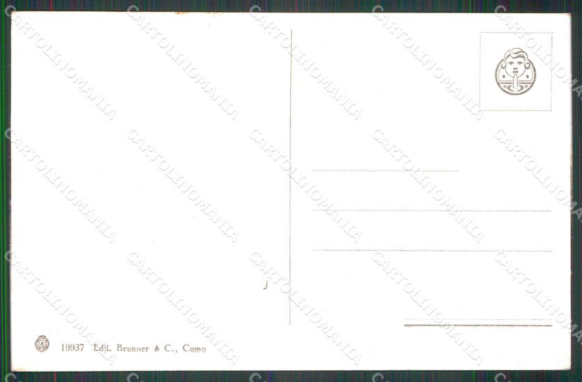 Genova Rapallo Spiaggia Brunner 19937 cartolina RT0511 – retro