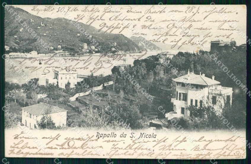 Genova Rapallo San Nicola cartolina RT0515 – fronte