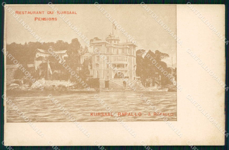 Genova Rapallo Ristorante del Kursaal cartolina RT0520 – fronte
