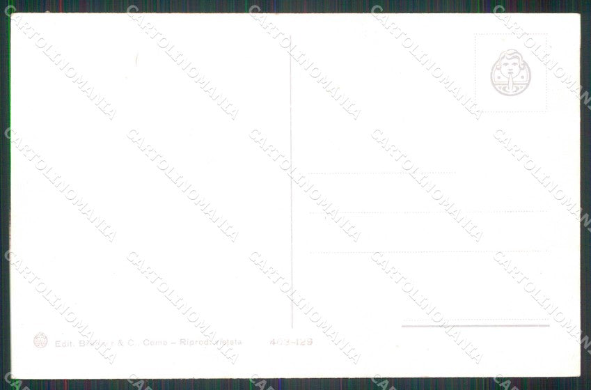 Genova Rapallo Spiaggia Barche Brunner 403/129 cartolina RT0524 – retro