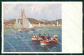 Genova Rapallo Barca a Vela Barche cartolina RT0532 – fronte
